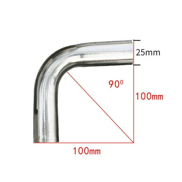 Coude en Acier Inoxydable 90 Degrés Mandrin Plié Tube Poli Tuyau Diy Nouveau