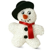 Fleecy Snowman Dog Toy