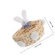 thumbnail image 5 of EXHUMKY 3Ud Cesta De Paja Tejida Decorativa Para Almacenamiento Y Organización, 5 of 6