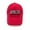 Red, variant on Patriotic MAGA Baseball Hat, Cotton Embroidery, Adjustable, White