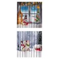 thumbnail image 1 of 2 s de cortinas de ventana de dormitorio de de Navidad de 2 paneles 104x84 pulgadas, 1 of 9