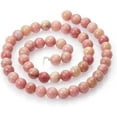 thumbnail image 4 of 1Box 120 Pcs Natural Stone Beads 6mm Pink Rhodonite Beads Gemstone Round Loose Beads for Bracelet Necklace Jewelry Making, 4 of 8