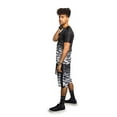 thumbnail image 2 of Victorious Men's Tiger Stripe Camo Short Sleeve Top and Shorts Tracksuit Set, Up to 5X, 2 of 5