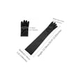thumbnail image 3 of Unique Bargains Women Stretchy Opera Length Full Finger Gloves Pairs, 3 of 5