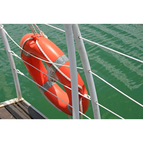 Float Device Ring Rescue Orange Life Saver Ring20 Inch By 30 Inch