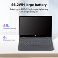 thumbnail image 3 of Computadora portátil Ninkear N14 Pantalla IPS 4K UHD de 14 pulgadas Pantalla 3840 * 2160 Diseño plegable y plegable de 360 °, 3 of 8
