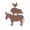 Rust, variant on RealSteel: Farmyard Friends Wall Art – Rustic Farmhouse Animal Silhouettes, Cow/Pig/Rooster or Donkey/Pig/Chicken, Durable Indoor/Outdoor Decor, Made in USA (CPR/Black)