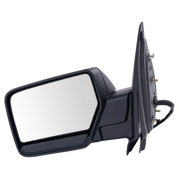 TRQ Mirror Power Non-Heated Puddle Light Textured Black LH Driver Side MRA08019 Fits select: 2007-2014 FORD EXPEDITION