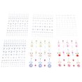thumbnail image 1 of MasteelfCA 6 Sheets Forehead Paste Eyebrow Stickers Masquerade Ball Face Decor Sticker, 1 of 7