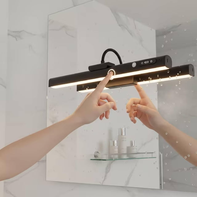 Lámpara maquillaje para dormitorio, galería, regalo, lámpara tocador para sala estar, luz recargable rendimiento para exhibición