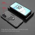 thumbnail image 5 of Realme 10 4G Protective Case with 360 Rotating Stand [5x Military-Grade Drop Protection] PC + TPU Bumper Case, Black, 5 of 5