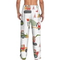 thumbnail image 3 of Kll Mens Pajama Pants For Men,Mens Lounge Pants,Funny Gifts For Men,Men'S Pajama Bottoms-Excavator, 3 of 9