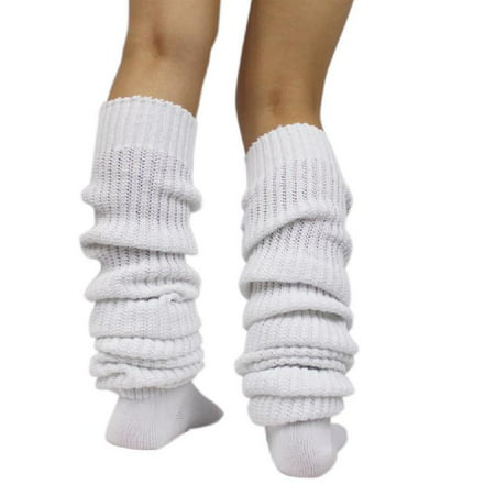 

OOKWE Women Winter Ribbed Knit Slouch Top Thigh High Stockings Japanese Lolita Student Uniform Loose Over Knee Boot Socks