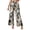 Brown, variant on Wide Leg Pants for Women High Waisted Palazzo Pants Work Casual Flowy Tie Knot Trousers with Pockets S-XXL