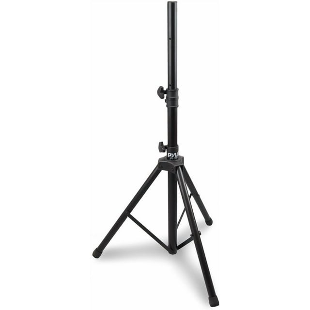 Tripie para Bocina Premium Pyle, Soporte Ajustable, Diseño de Acero Resistente, Compatibilidad Universal de 35mm, Pasador de Seguridad, Plegable para Almacenamiento, Ideal para Bocinas Grandes