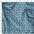 thumbnail image 4 of Soimoi Blue polyester Crepe Fabric Bow & Stripe Fabric Prints By Yard 42 Inch Wide, 4 of 5