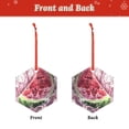 thumbnail image 2 of Rocae Watermelon Splash Realism Art for Acrylic Christmas Pendant Ornament for Festive Decor Hanging Pendant,Perfect for Home and Office-Hexagon, 2 of 7