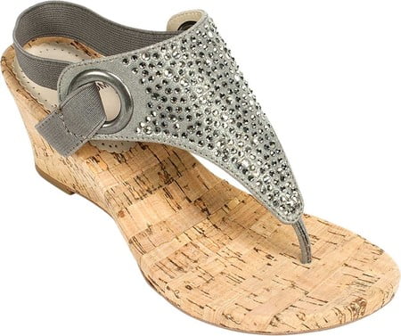 white mountain cork sandals