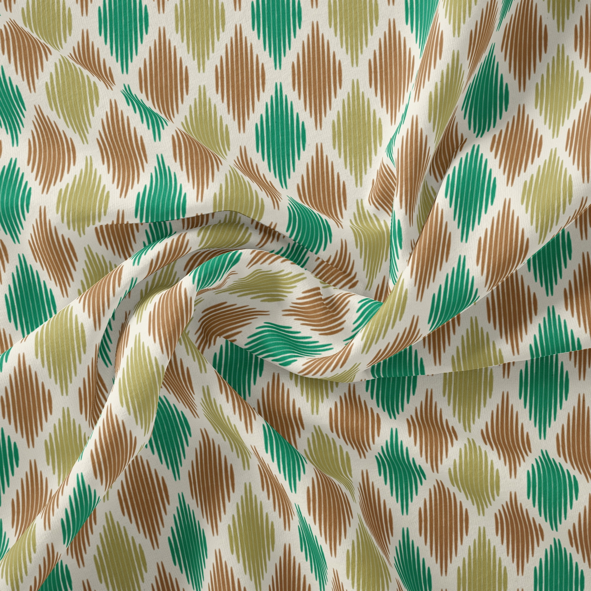 David Textiles Lovely Diamonds Cotton 1 Yard Fabric Cut