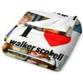 thumbnail image 4 of Walker Actor Scobell Blanket Super Soft Warm Flannel Blanket for Bedroom Living Room Sofa Four Seasons Perfect for Napping Home Decor Bedding Artwork 30"x40", 4 of 6