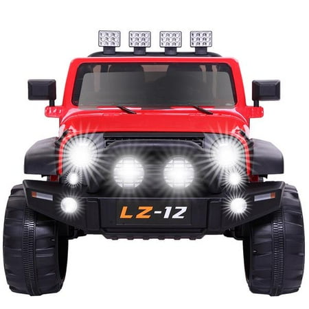 12V Kids Ride On Car Toy Jeep Rechargeable Battery 4 mph Remote Control Red US Vintage Toy Jeep