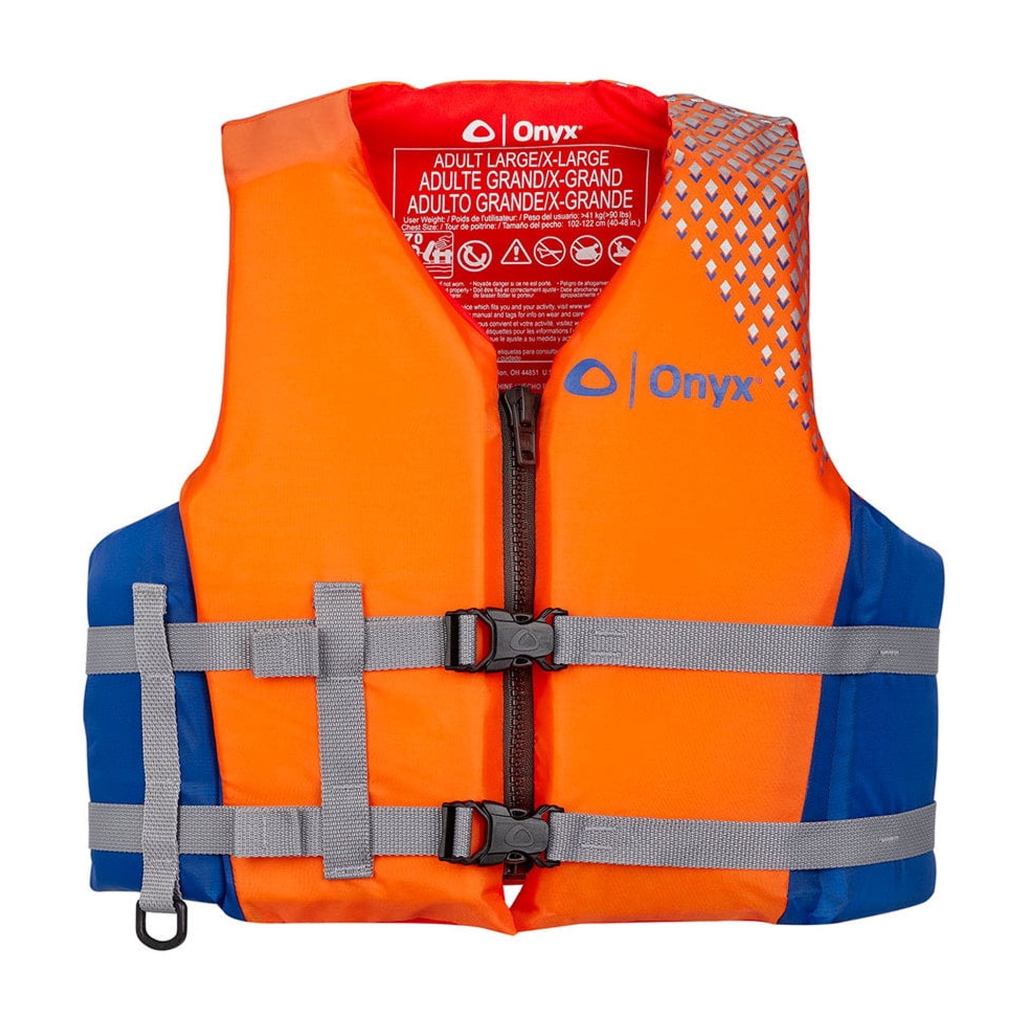 Onyx 120000-200-030-21 All Adventure Pepin Vest - Orange, Small/Medium
