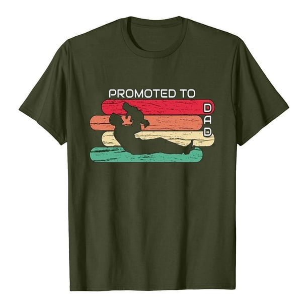 Camiseta del día del padre Camiseta de manga corta con estampado de letras de verano para hombre y mujer Regalo para el padre Fridja hjk3053