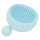 thumbnail image 2 of Cuenco limpiador de brochas de maquillaje, cepillo de manicura suave y Flexible, cuenco limpiador de silicona para salón de casa, azul, 2 of 14