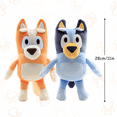 thumbnail image 3 of Bluey Familia Bluey Bingo Hermano Hermana Muñeco Peluche 2 Naranja/Azul, 3 of 5
