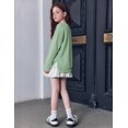 thumbnail image 3 of Arshiner Girls Crewneck Sweatshirt Long Sleeve Pullover Tops Drop Shoulder Side Split Sweatshirts, 3 of 5