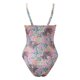 thumbnail image 4 of Gibobby Trajes de Baño Mujer Completo Traje de baño Traje de verano Color Sólido Control de barriga Cintura para mujer Traje de baño Trajes de baño de un(Rosa,M), 4 of 5