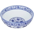 thumbnail image 5 of Bowl Bowls Ceramic Soup Noodle Serving Porcelain Large Ramen Chinese Blue White Cereal Salad Asian Dishes, 5 of 5