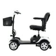 thumbnail image 6 of Segmart Four-Wheel Outdoor Scooter, Comfortable and Durable Folding Scooter with a 300W Motor and a 300-pound Weight Capacity, Suitable for Seniors and Adults, white, 6 of 12