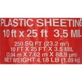 thumbnail image 5 of Husky 3.5 Mil 10 ft. x 25 ft. Black Plastic Sheeting (2 Pack), 5 of 5