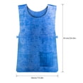 thumbnail image 4 of Gilet Rafraîchissant Vêtements d'Été Rafraîchissants Pas Besoin de Réfrigération Pas Besoin d'Électricité Gilet de Glace Gilet de Sport à Compression Froide Ajustable Refroidissement du Corps Convient au Travail Course Cyclisme, 4 of 7