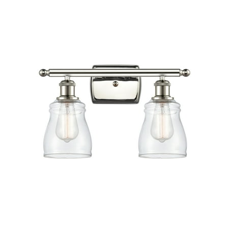 

Innovations Lighting 516-2W Ellery Ellery 2 Light 16 Wide Bathroom Vanity Light - Nickel
