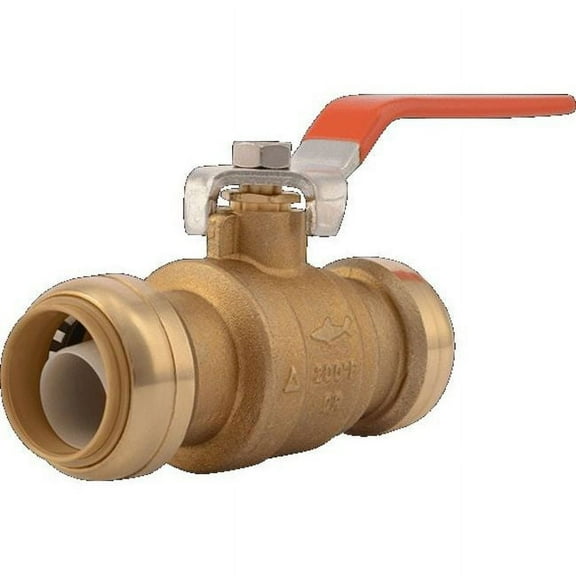 Sharkbite Push Fit Ball Valve, 1 In., Lead Free