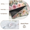 thumbnail image 6 of 5'x8' Area Rugs, Easter Bunny Floral Indoor Outdoor Area Rug for Living Room Bedroom, Spring Flowers Checkered Watercolor Washable Bathroom Rugs Kitchen Floor Carpet Mats Home Decor Aesthetic, 6 of 8