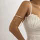 thumbnail image 5 of Joyería del puño del brazo para las mujeres, pulsera de la cadena del brazo de la borla de la joyería de las bandas del brazo de la joyería del brazo superior ajustable, 5 of 5