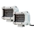thumbnail image 6 of 4" White High Output Dual Color White Amber LED POD light Changing Flash Strobe Optic Lens Emergency Driving Fog Spot Light Offroad Truck SUV ATV Jeep Motorcycle Boat Marine Vessel. (1 Pair), 6 of 7