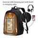 thumbnail image 2 of Balery Golden Drapes Pillars Clouds Mochila con carga USB para hombre y mujer - Mochila impermeable y antirrobo para portátil con puerto USB para viajes, trabajo, estudios y universidad, 2 of 7