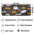 thumbnail image 2 of CURLYOOT Ghost Bat Runner Rug 2'x6' Washable Kitchen Runner Rug Indoor Non Slip Laundry Rugs Halloween Floor Carpet for Hallway Kitchen Entryway Bedroom Living Room, 2 of 9