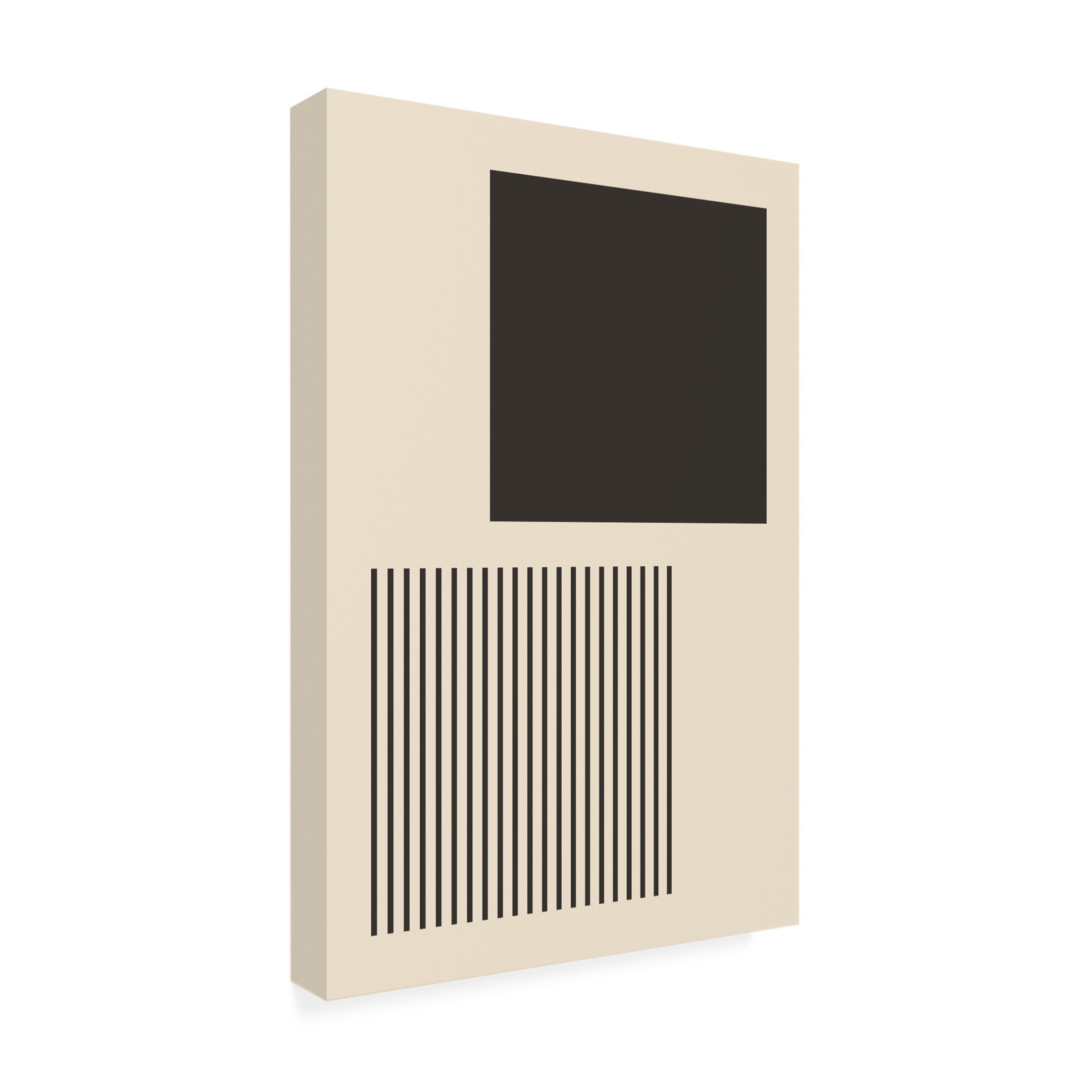 Trademark Fine Art jay stanley Geometric Squares 1 Canvas Wall Art