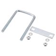 thumbnail image 1 of U Pernos 4 Juegos (M8x50x100mm), Cuadrado U Perno Carbono Acero con Accesorios - para Construcción, Tubería, 1 of 5