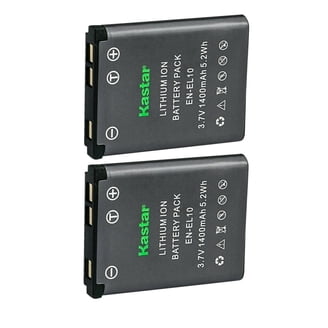 Batterie T6 Power pour Nikon CoolPix S6000, Li-Ion, 3,7 V, 980 mAh (3,6 Wh), Noir