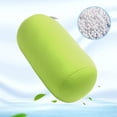 thumbnail image 3 of HUGFEGWE 2Pcs Cylindrical Pillow Comfortable Roll Pillow Microbead Jelly Bean Bed Pillow Tube Pillow Cushion for Head, Neck, Back Support(Green+Pink) CA919-119753, 3 of 9