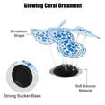 thumbnail image 4 of Unique Bargains Aquarium Simulation Coral Silicone Fluorescent Coral Glow Ornaments Fish Tank Landscape 2.36"x3.15" Blue, 4 of 7