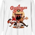 thumbnail image 2 of A Christmas Story Classic Poster Art Women's White Long Sleeve Crew Neck Tee-Large, 2 of 7