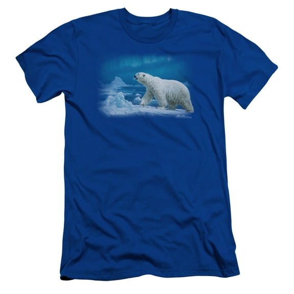 Wildlife Nomad Of The North S/S Adult 30/1 T-Shirt Royal Blue