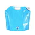 thumbnail image 3 of Unique Bargains 10L Collapsible Water Container Bag with Spigot PE Water Jug Blue, 3 of 7